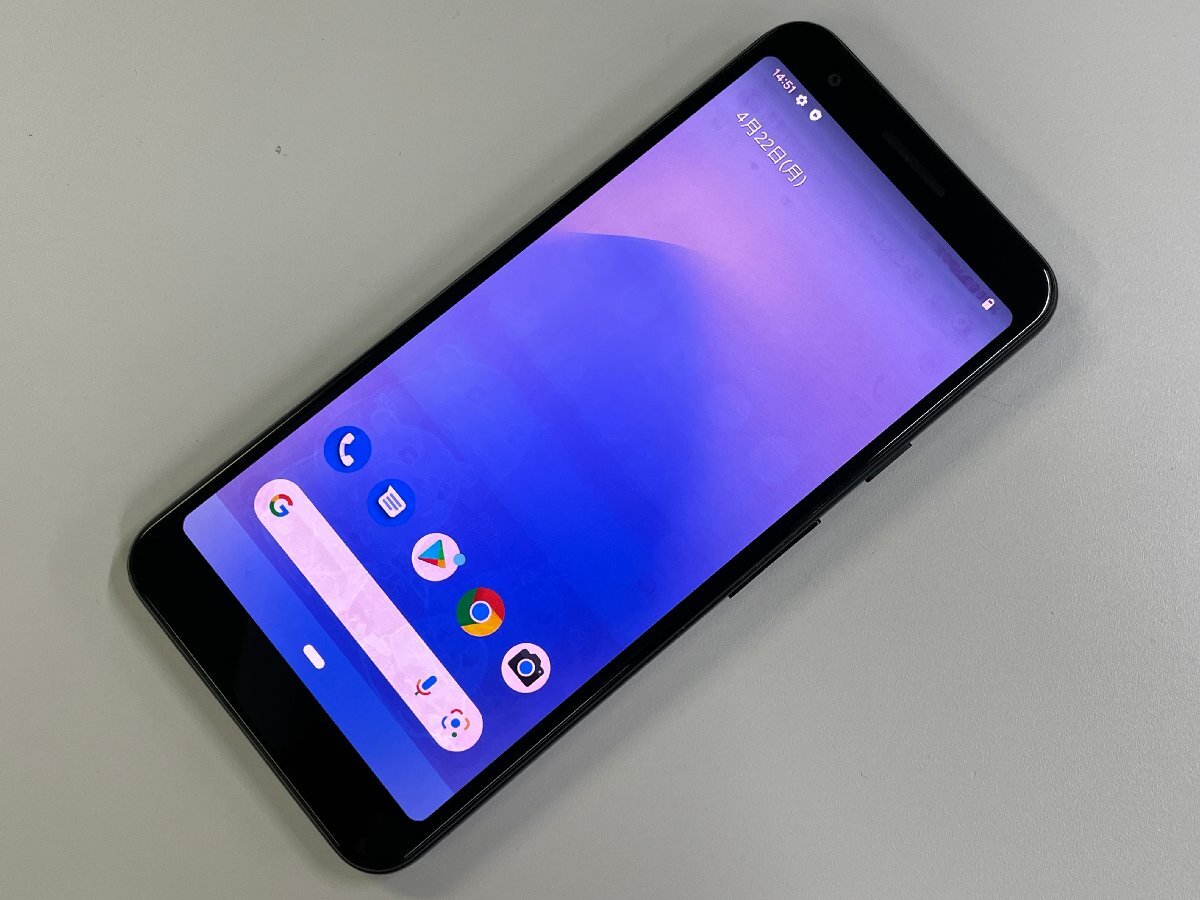 SoftBank Google Pixel 3a Just Black SIMロック解除済 ジャンクの画像1