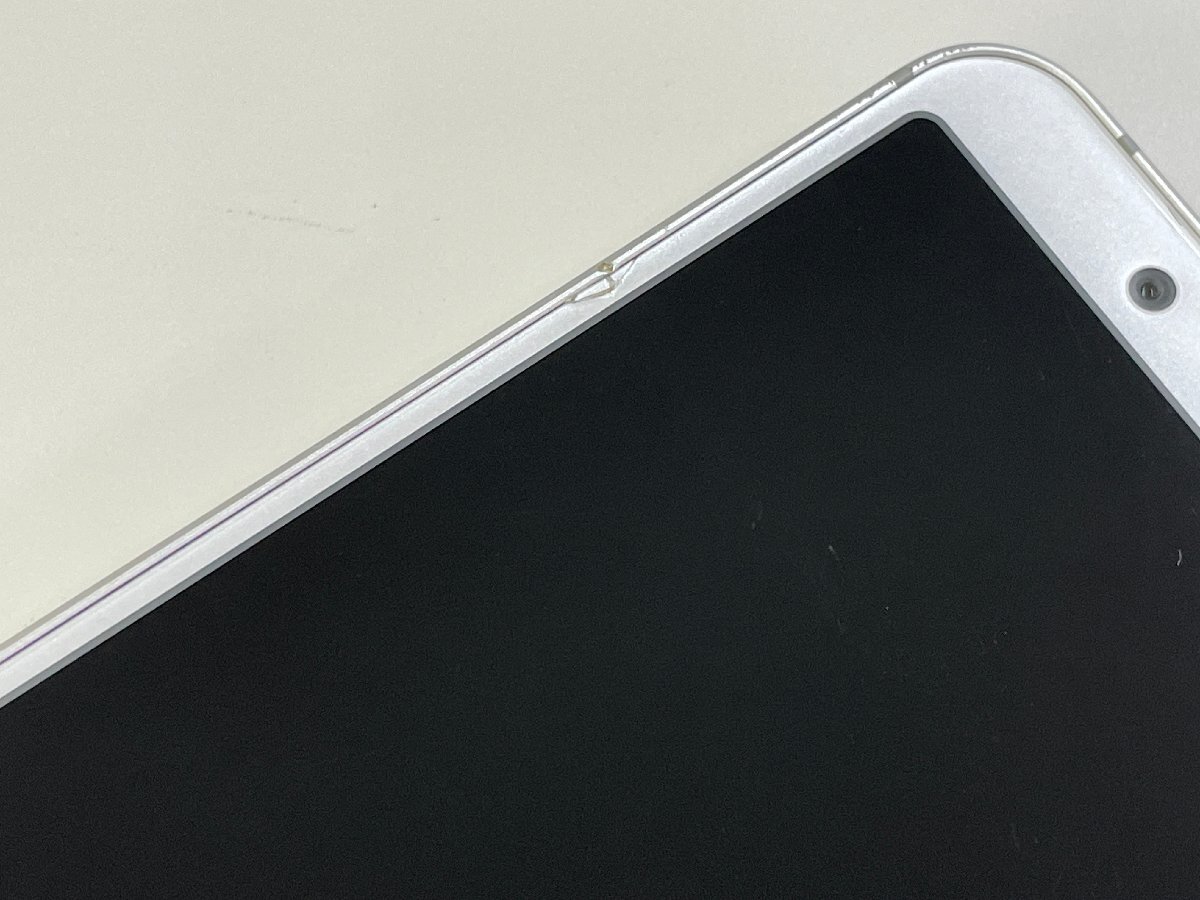 docomo ShARP AQUOS sense3 SH-02M Silver White SIMロック解除済 ジャンクの画像4