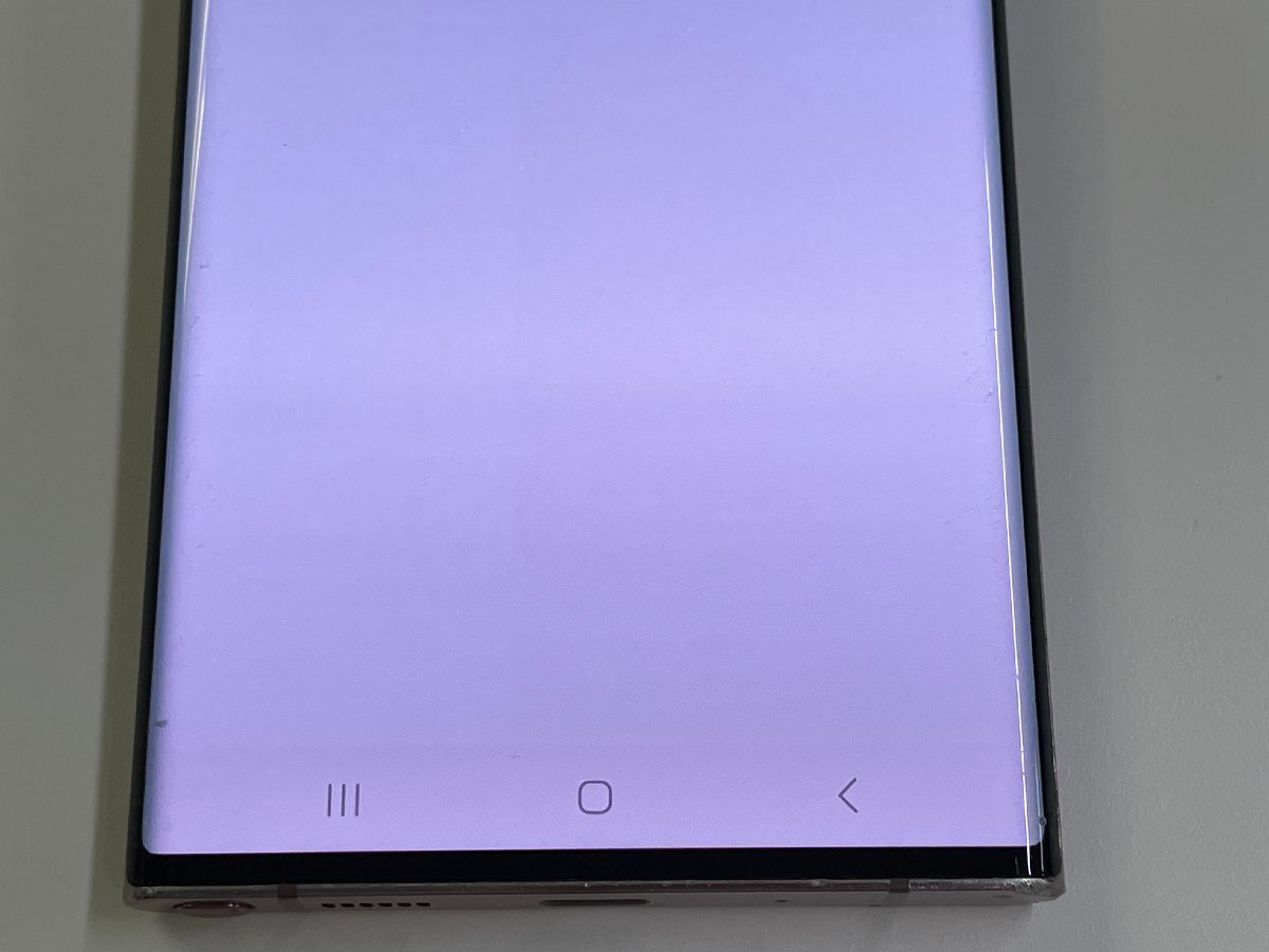 au SAMSUNG Galaxy Note20 Ultra 5G SCG06 ミスティックブロンズ SIMロック解除済 ジャンクの画像5