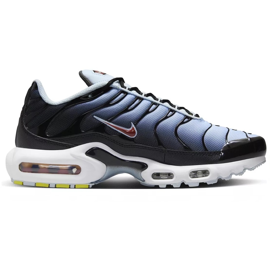 ☆NIKE AIR MAX PLUS 黒/灰/濃赤/薄青/黄 26.5cm ナイキ エア マックス プラス DM0032-008_画像2