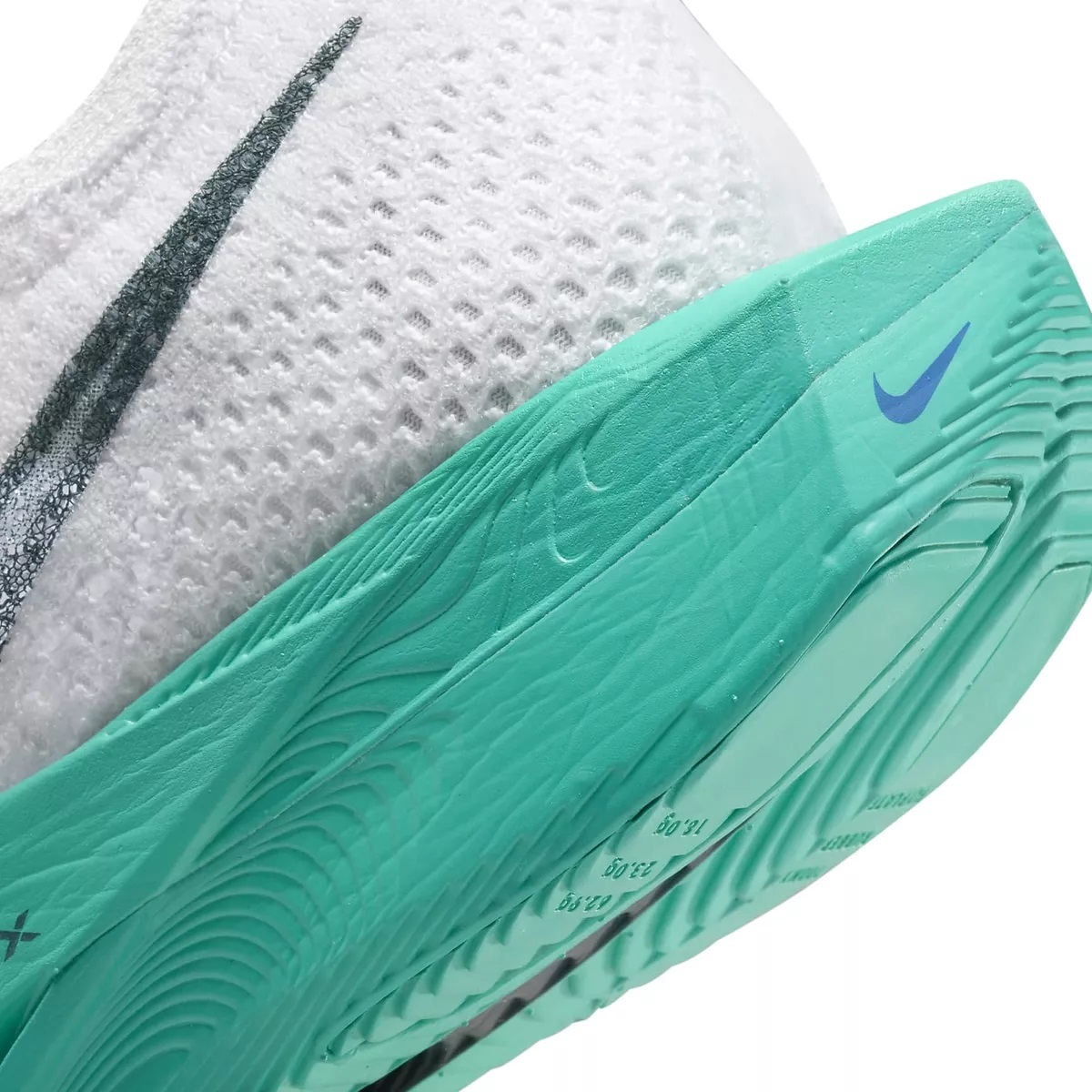 ☆NIKE ZOOMX VAPORFLY NEXT％ 3 白/濃緑/青緑/青 26.5cm ナイキ ズームX ヴェイパーフライ ネクスト％ 3 DV4129-102_画像7