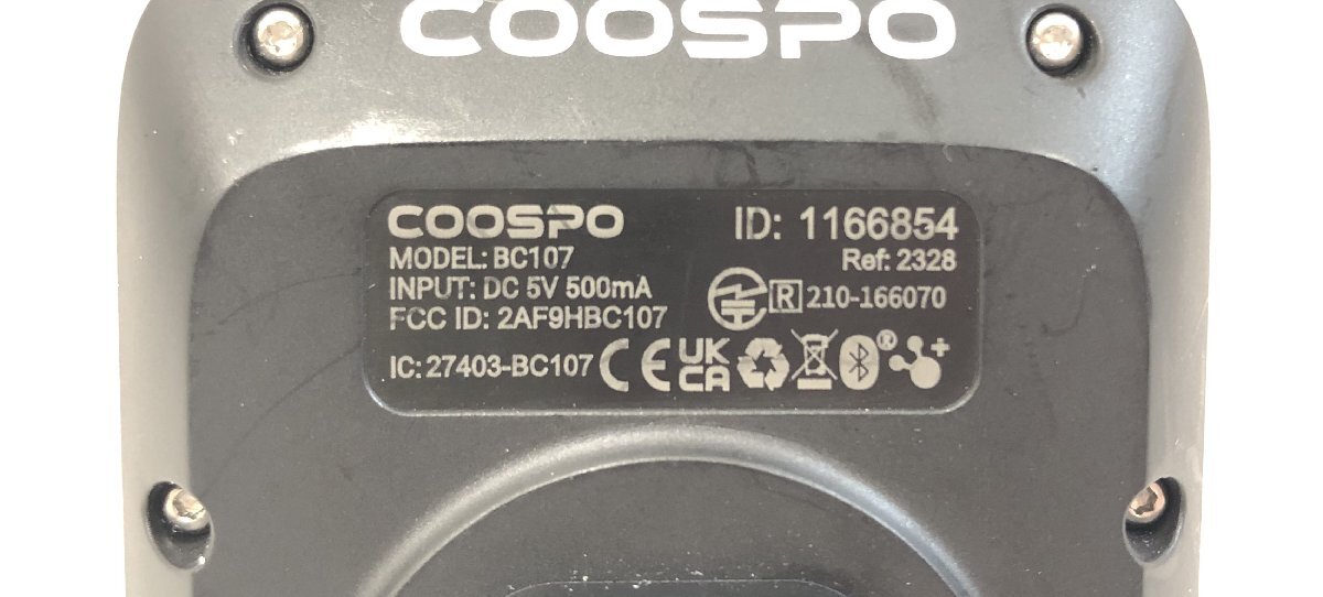 ★ COOSPO GPS サイクルコンピューター サイコン スピードメーター BC107 サイクリング 通電確認のみ 現状品★003942の画像3