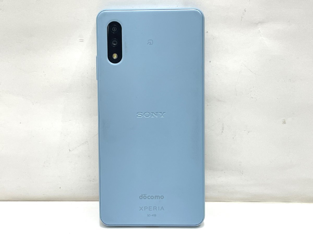 ★SONY ソニー Xperia AceⅡ SO-41B ブルー android スマートフォン docomo 利用制限〇 simロックあり 動作確認済み 中古 ★003977の画像2