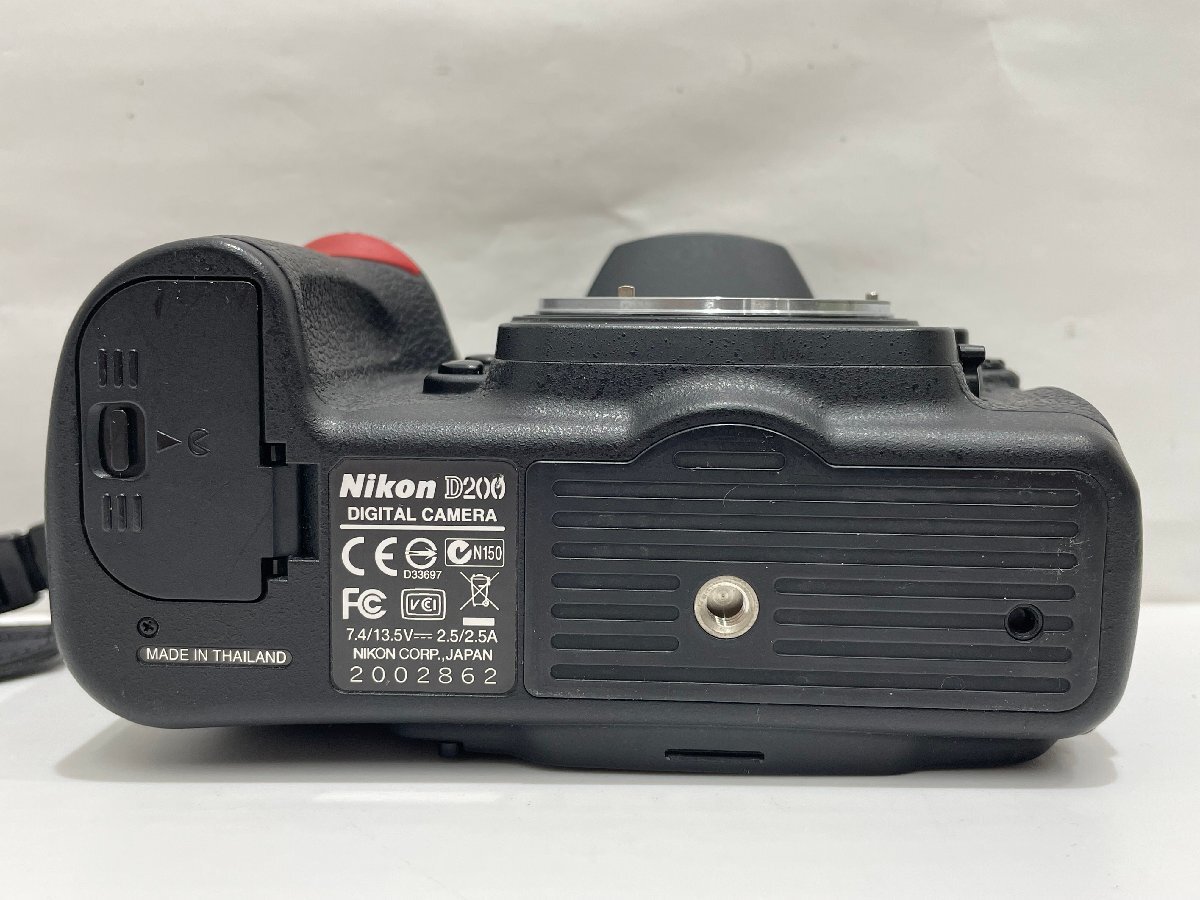 ★Nikon ニコン デジタル一眼レフカメラ D200 ボディのみ ブラック 動作未確認 ジャンク★003976の画像5