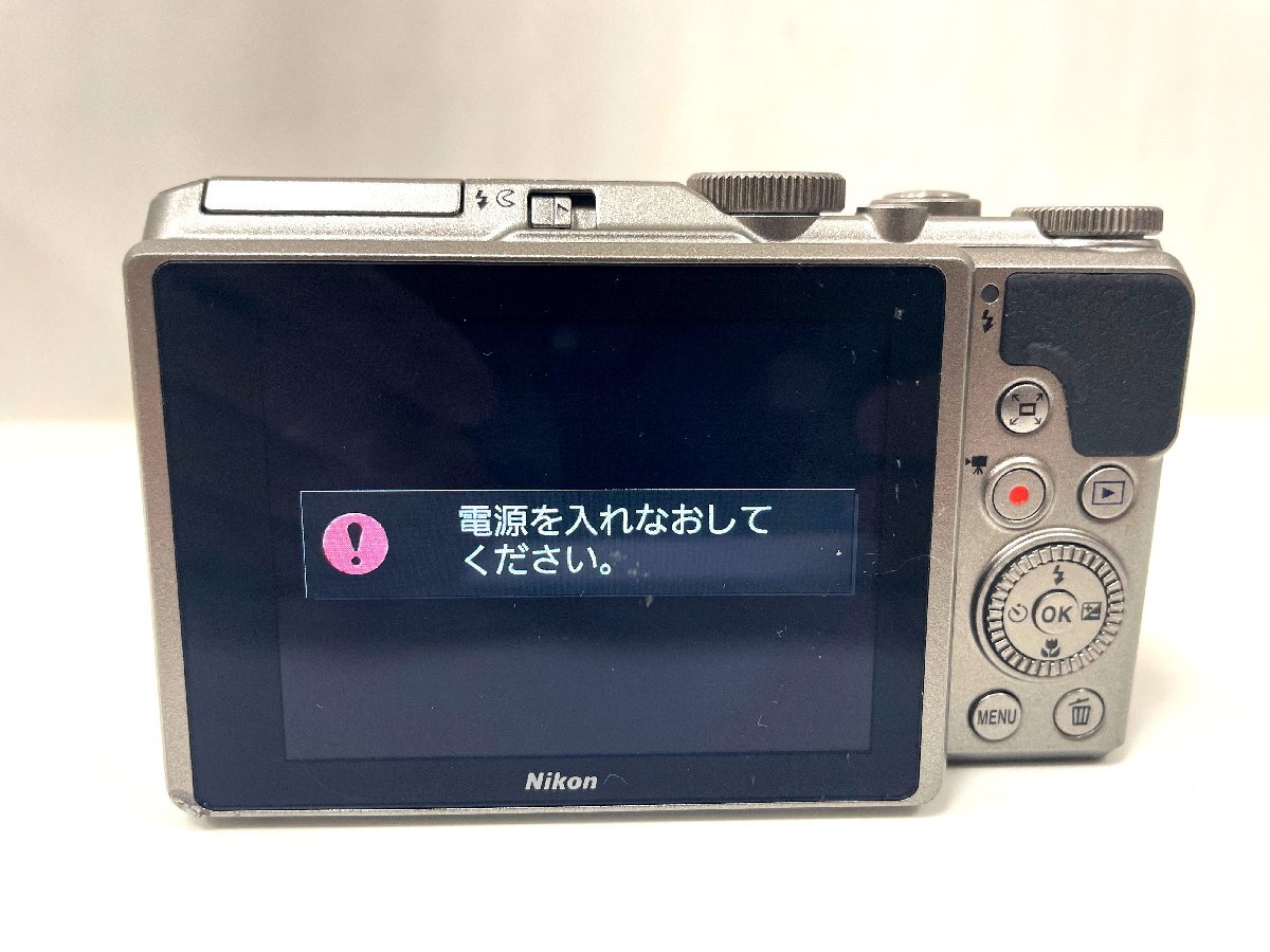 ★ Nikon ニコン COOLPIX コンパクトデジカメ A900 シルバー色 通電確認済 ジャンク ★004016_画像8