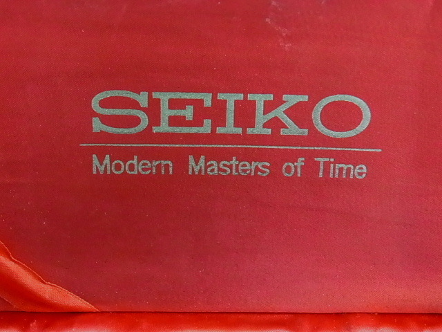 SEIKO　Modern　Masters　of　Time　腕時計の箱　３８　_画像3