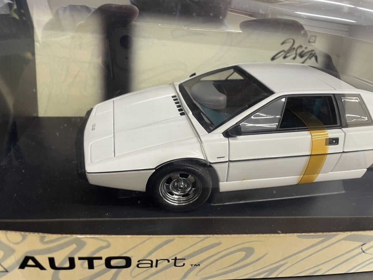 オートアート ミニカー 1/18 ロータス LOTUS ホワイト の画像2