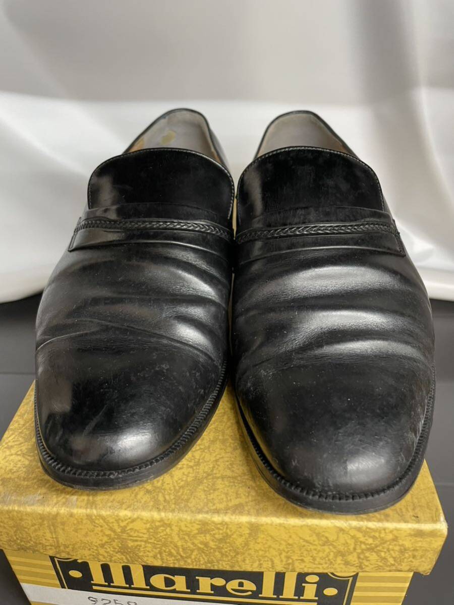 マレリー　ブラック　革靴　レディース　24 2/1 MARELLI 黒 シューズ　9259