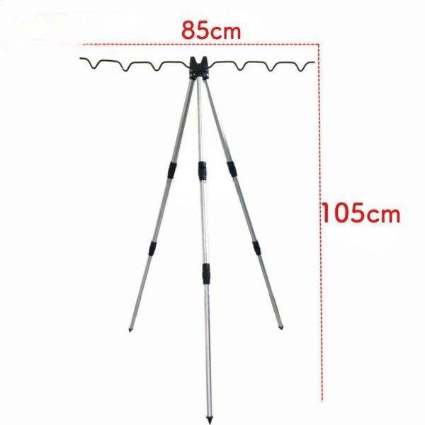 アルミ三脚 竿受け 竿置き 竿掛け 投げ釣り 竿スタンド ホルダー１５の画像2