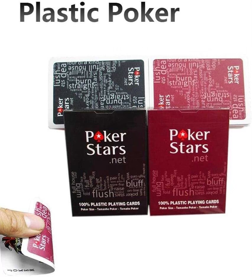 プラスチックトランプ コパッグ COPAG ポーカー Poker Stars 5点セットの画像4