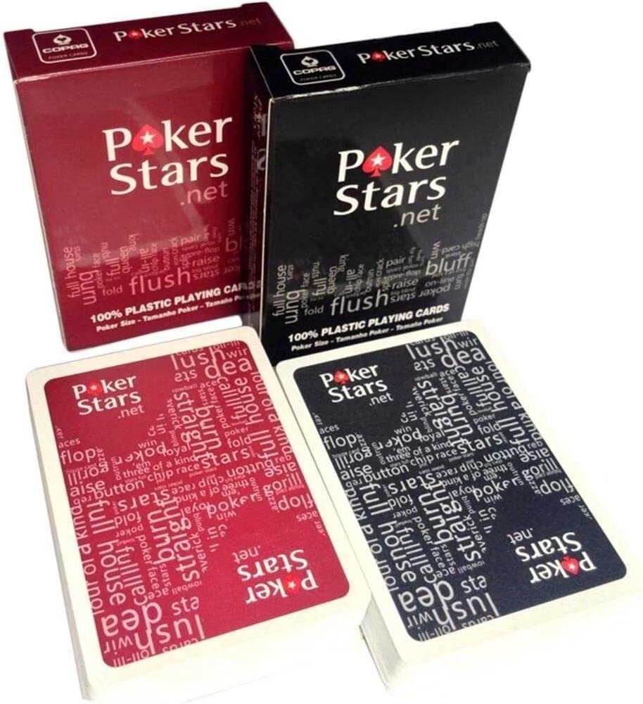 プラスチックトランプ コパッグ COPAG ポーカー Poker Stars 5点セットの画像2