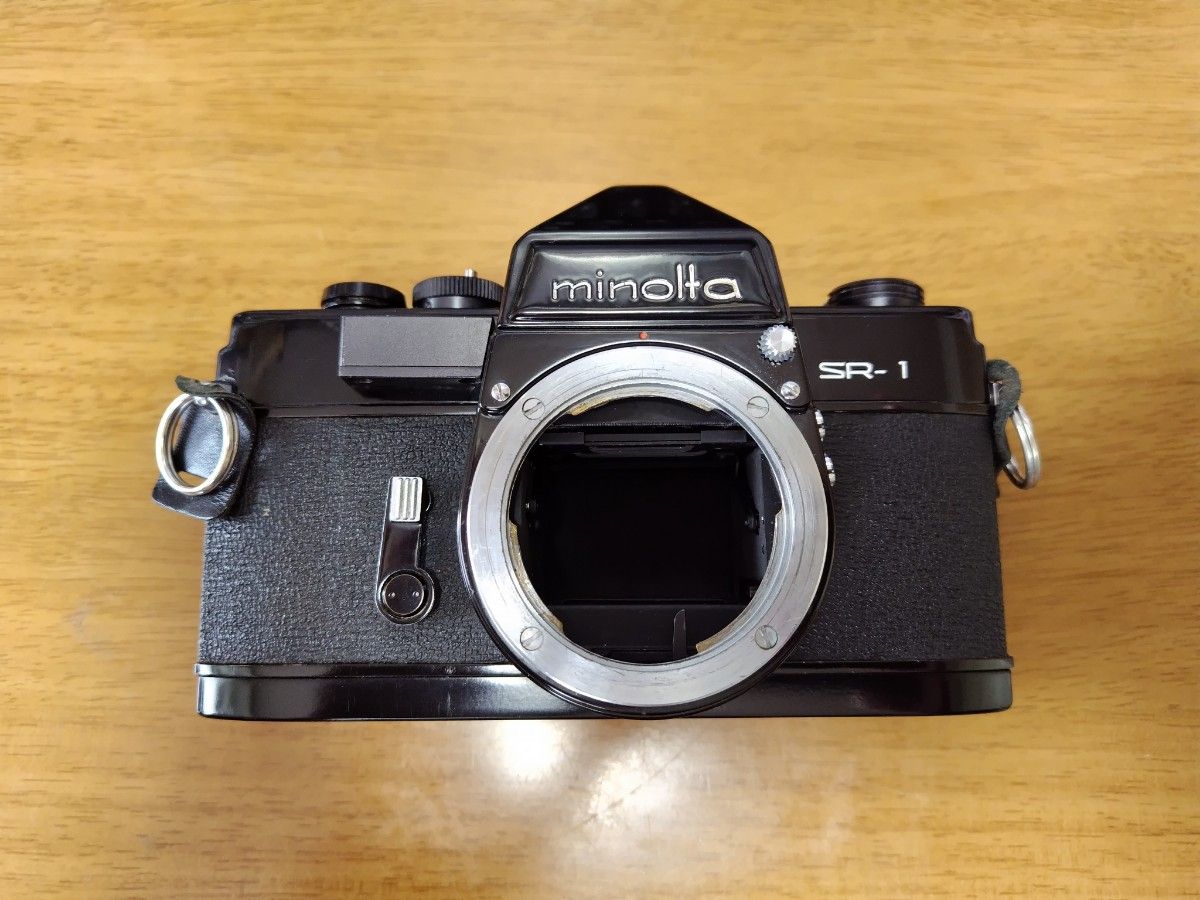 【希少品】minolta ミノルタ SR-1 ブラック ボディ SR-METER-2 露出計 付 訳あり品