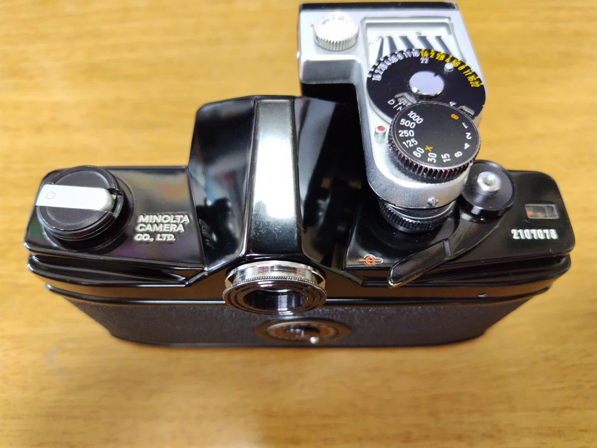 【希少品】minolta ミノルタ SR-1 ブラック ボディ SR-METER-2 露出計 付 訳あり品