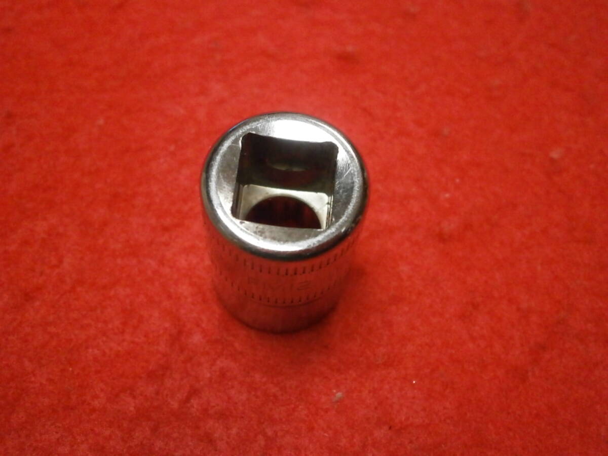 スナップオン Snap-on シャローソケット 12mm FM12 差込3/8sq (9.5mm) ショートソケット 12ポイントの画像3