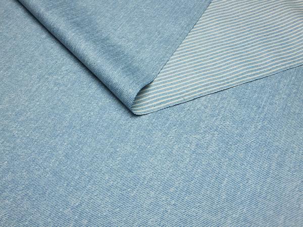  Denim style двусторонний ткань одноцветный & Hickory бледный голубой 50cm