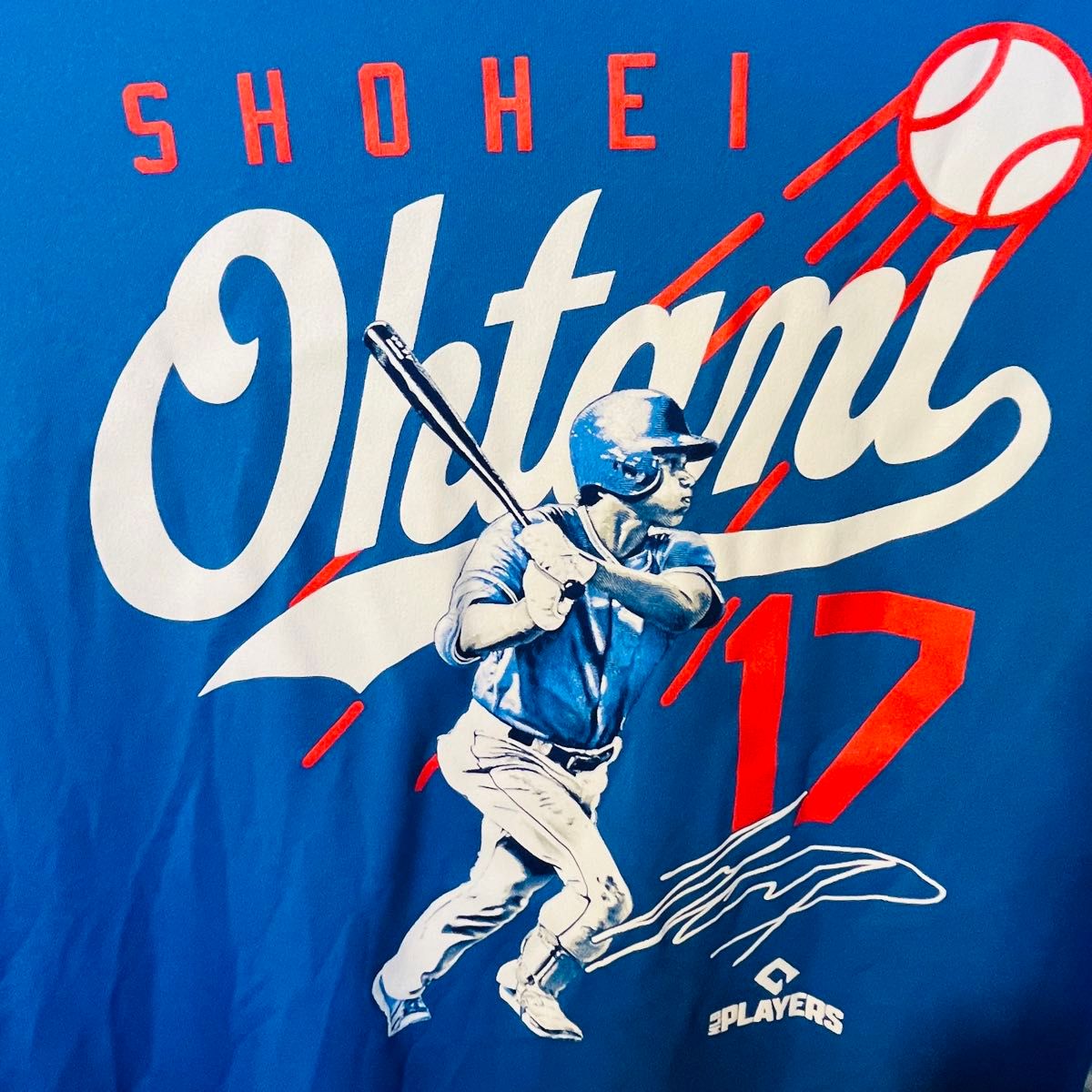 Los Angels Dodgers Tee ロサンゼルス ドジャース 大谷翔平選手 背番号 サインプリント Tシャツ Sサイズ