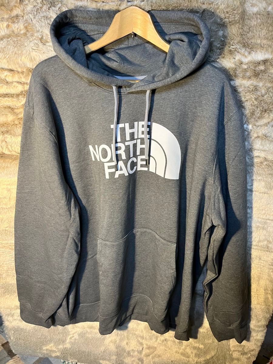 【日本未発売】THE NORTH FACE ザノースフェイス パーカー グレー プルオーバー XXXLサイズ