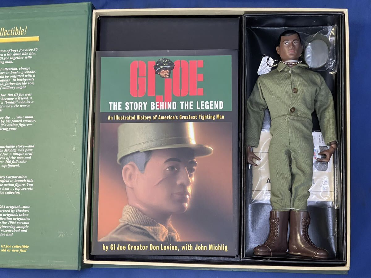 GI Joe GI JOE Masterpiece Edition Vol.1[ GI Joe action солдат ( чёрный человек .) ] милитари фигурка 1964 GI JOE & DELUXBOOK