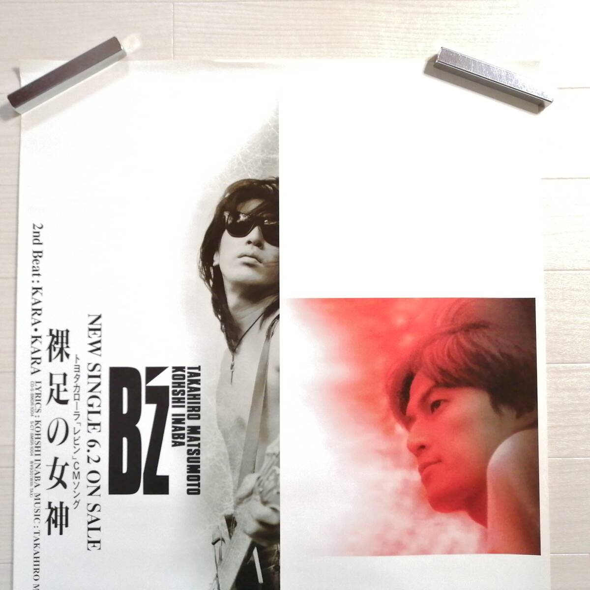 B'z A② 告知 ポスター 裸足の女神 グッズ 稲葉浩志の画像2