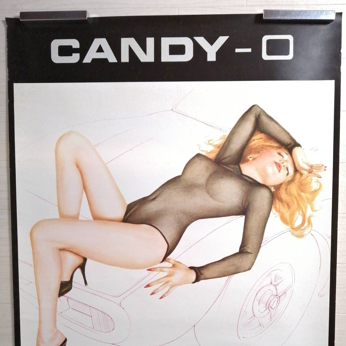 ザ・カーズ 大判 ポスター CANDY-0 THE CARS グッズの画像2