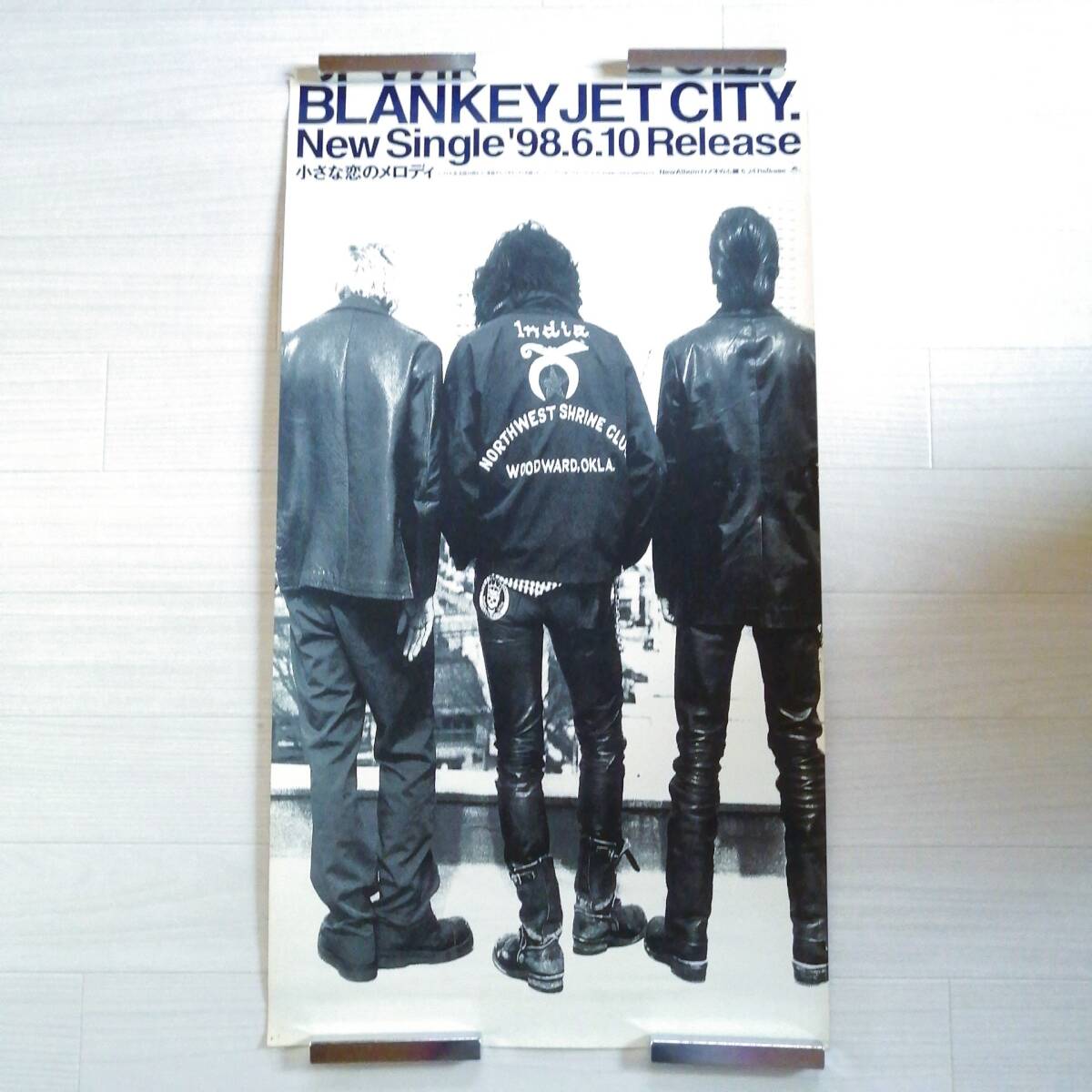 BLANKEY JET CITY Q18 poster \'98 small .. melody goods Blanc key * jet * City ... one 