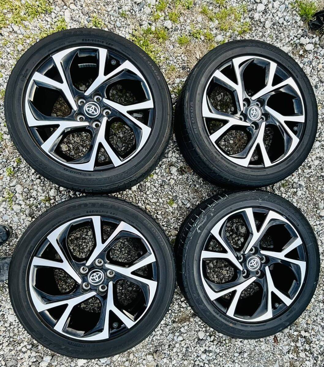 トヨタ純正、CHR アルミホイール、4本セット18センチ225/50R18,TOYOTA CHR_画像1