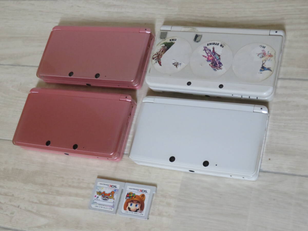 Nintendo 任天堂 ニンテンドー 3DS CTR-001×3台 / Newニンテンドー3DS×1台 本体 計4台 まとめ売り 追加画像有り の画像2