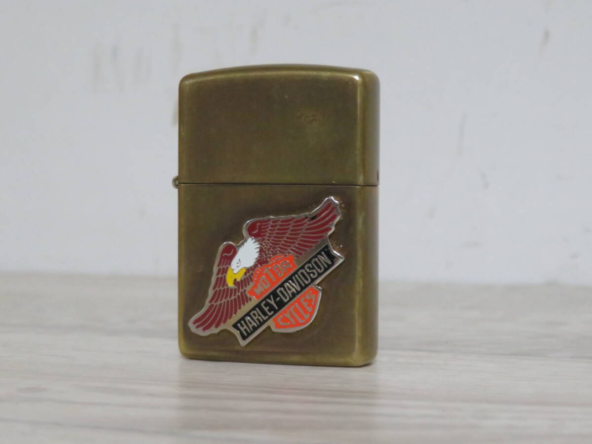 ZIPPO ジッポー MOTOR HARLEY-DAVIDSON CYCLES ハーレーダビットソン オイルライター 喫煙具 保管品 追加画像有り の画像2