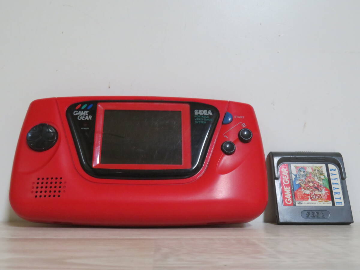 任天堂 ゲームボーイ GAME BOY AGS-001×1台 / DMG-01×1台 + SEGA セガ GAME GEAR HGG-3210RED 本体 ソフト1本付き 計3台 まとめ売り の画像7