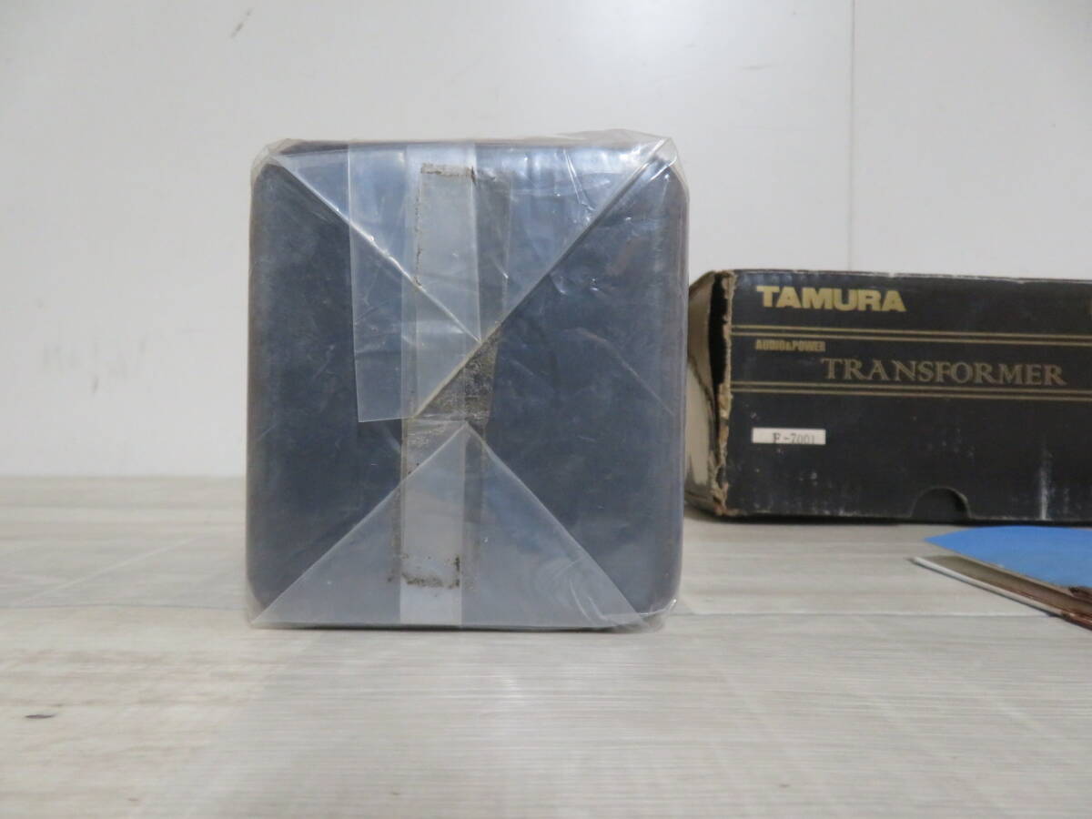 開封未使用! TAMURA タムラ製作所 F-7001 シングルエンド・アウトプットトランス 傷や汚れがあり 追加画像有り ② 