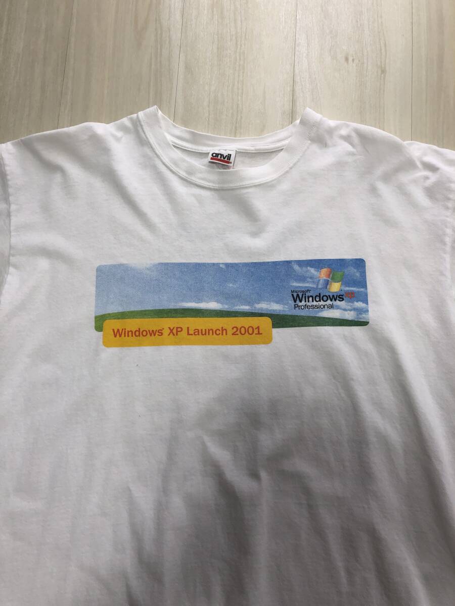 レア 00s ブラックピンク ロゼ 着用 Microsoft Tシャツ XL 程度 )検 企業 プロモ アート ロゴ アニメ ヴィンテージ バンド nirvana kissの画像1