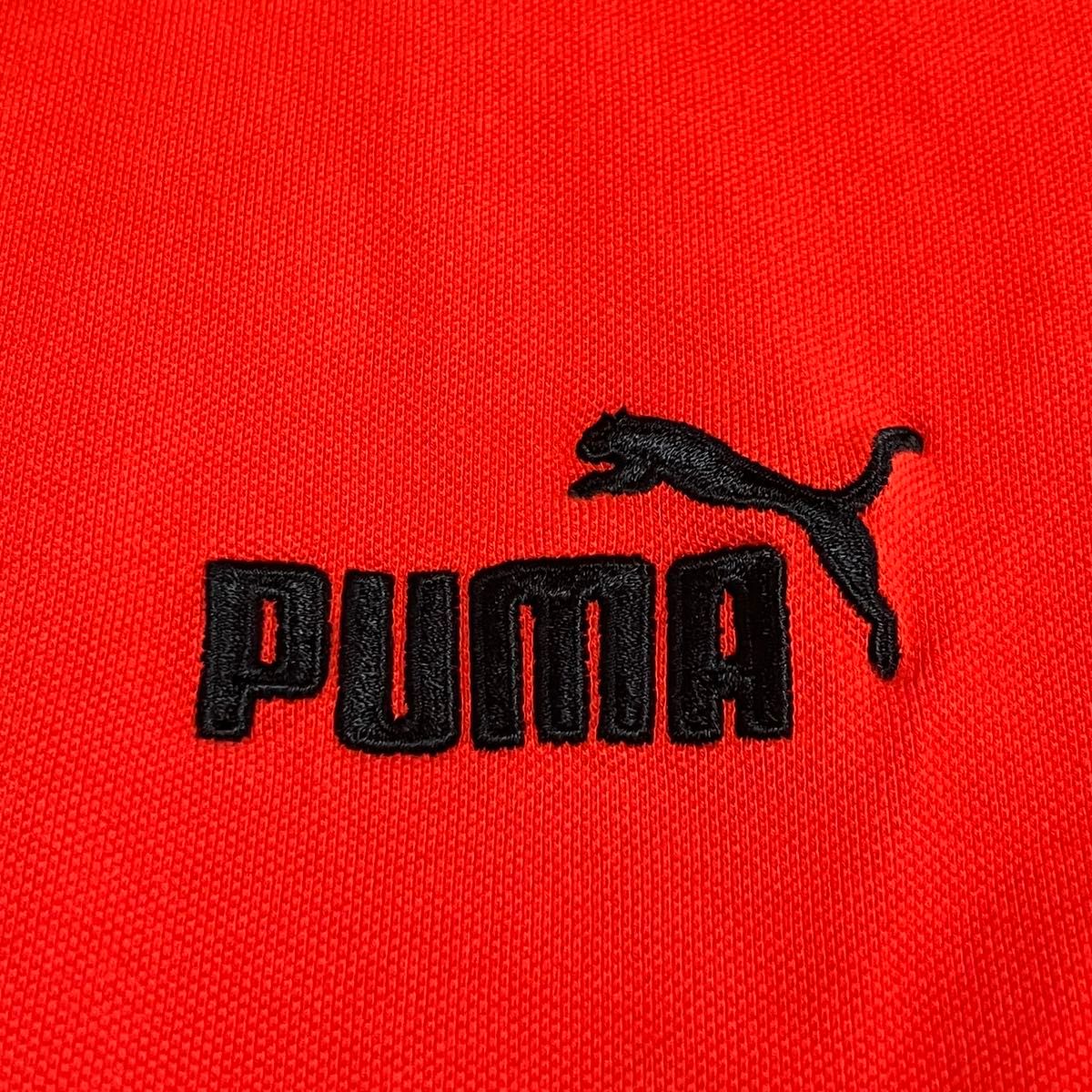 値下げ！近藤レーシング× PUMA プーマ ポロシャツ 半袖 メンズ XLサイズ 赤 KONDO RACING