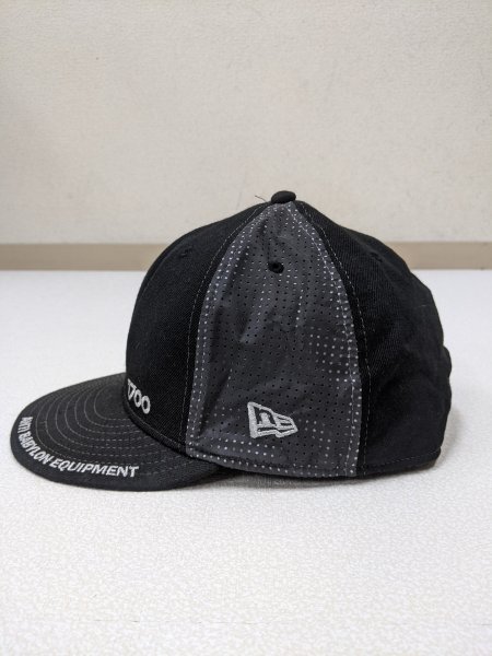 20．NITRAID NEWERA ANTI BABYLON EQUIPMENT ロゴ 帽子 キャップ ナイトレイド ニューエラ59.6㎝ 7 1/2 黒グレー白x407_画像6