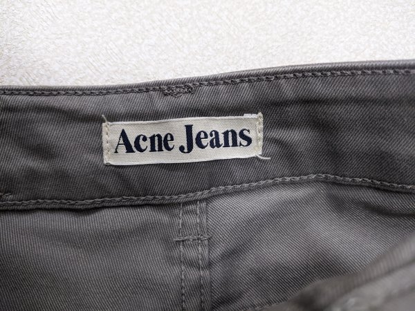 8．Acne Jeans Acne Studios ストレッチ素材 シューカット フレア スリム パンツ アクネジーンズ アクネストゥディオス レディース26x409_画像4