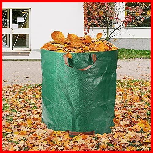 ガーデンバッグ 大容量272L（3個パック）ガーデンバケツ フレコンバッグ 集草バッグ 大型庭用袋 自立式 折り畳み 再利用可能なの画像2