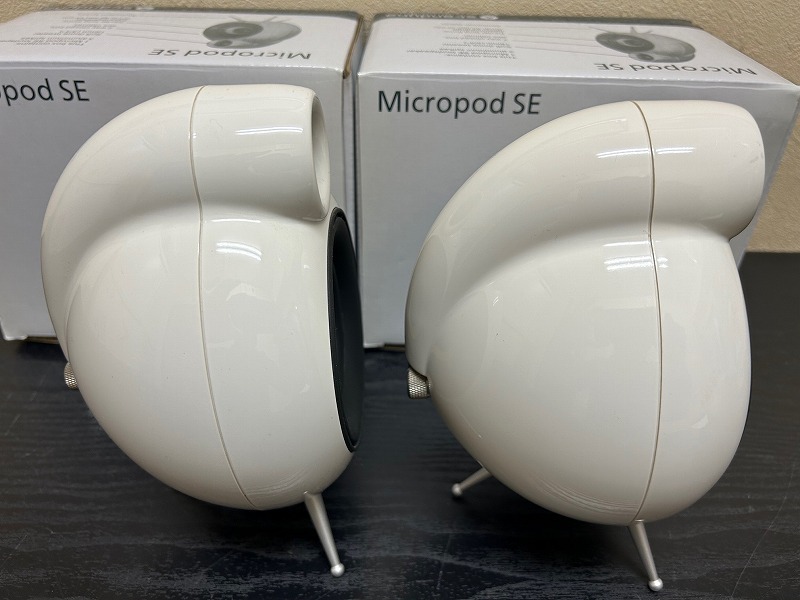 美品 / Scandyna スキャンダイナ MicroPod SE ホワイト PODSPEAKERS マイクロポッド 元箱付の画像5