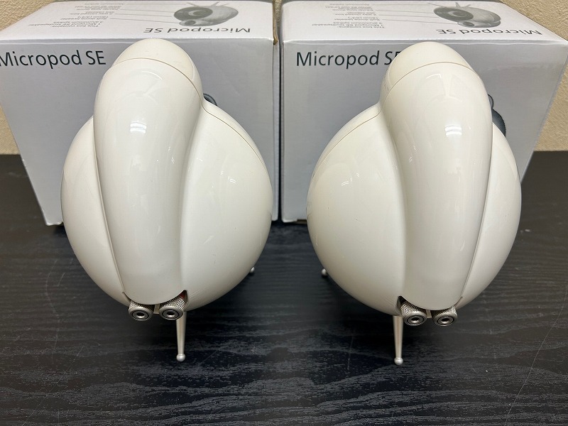 美品 / Scandyna スキャンダイナ MicroPod SE ホワイト PODSPEAKERS マイクロポッド 元箱付の画像4