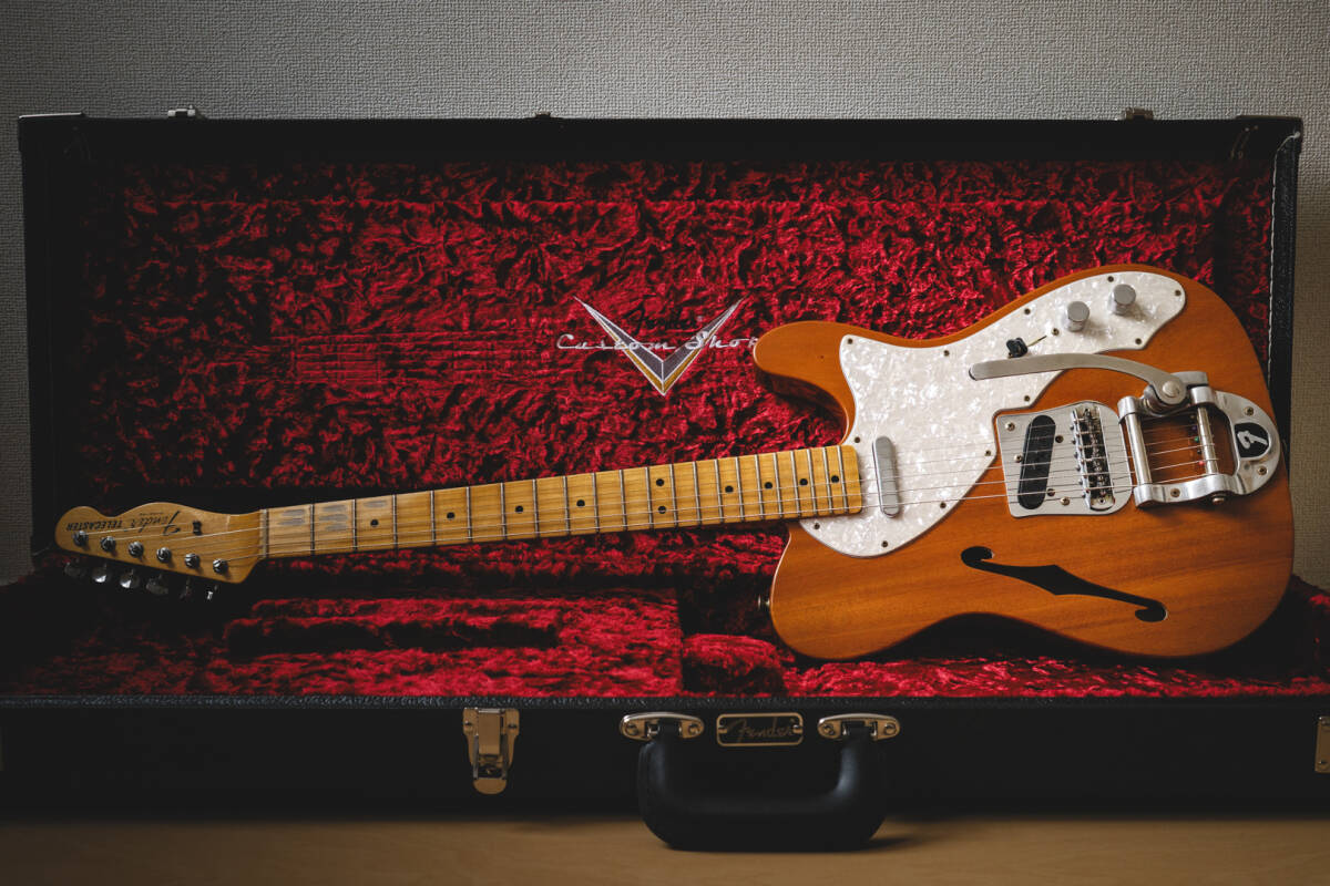 Fender Custom Shop 2022 Custom Collection 1968 Telecaster Thinline Journeyman Relic の画像1