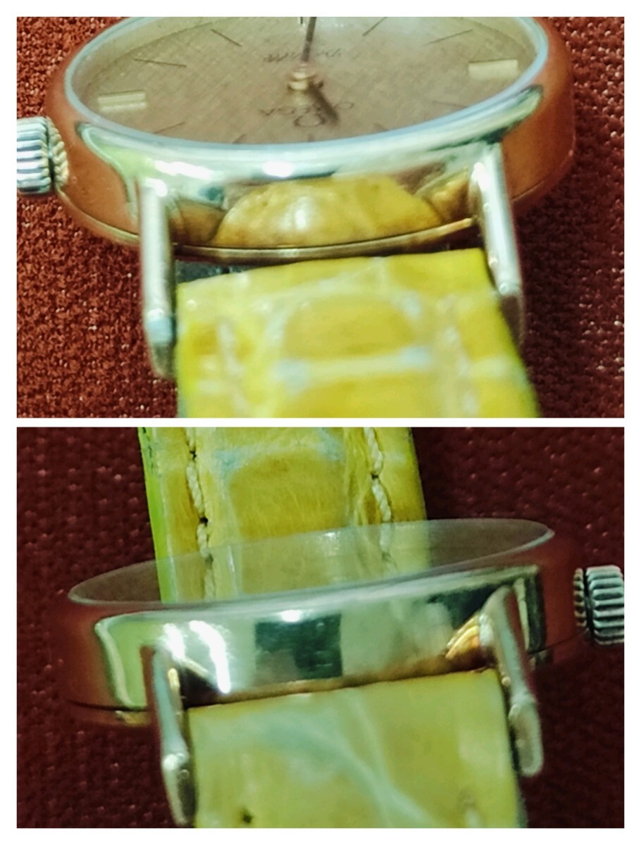 OMEGA　Deville/ オメガ デ・ビル/レディース腕時計/ 手巻き/K18（750）王冠刻印/ビンテージ品_画像5