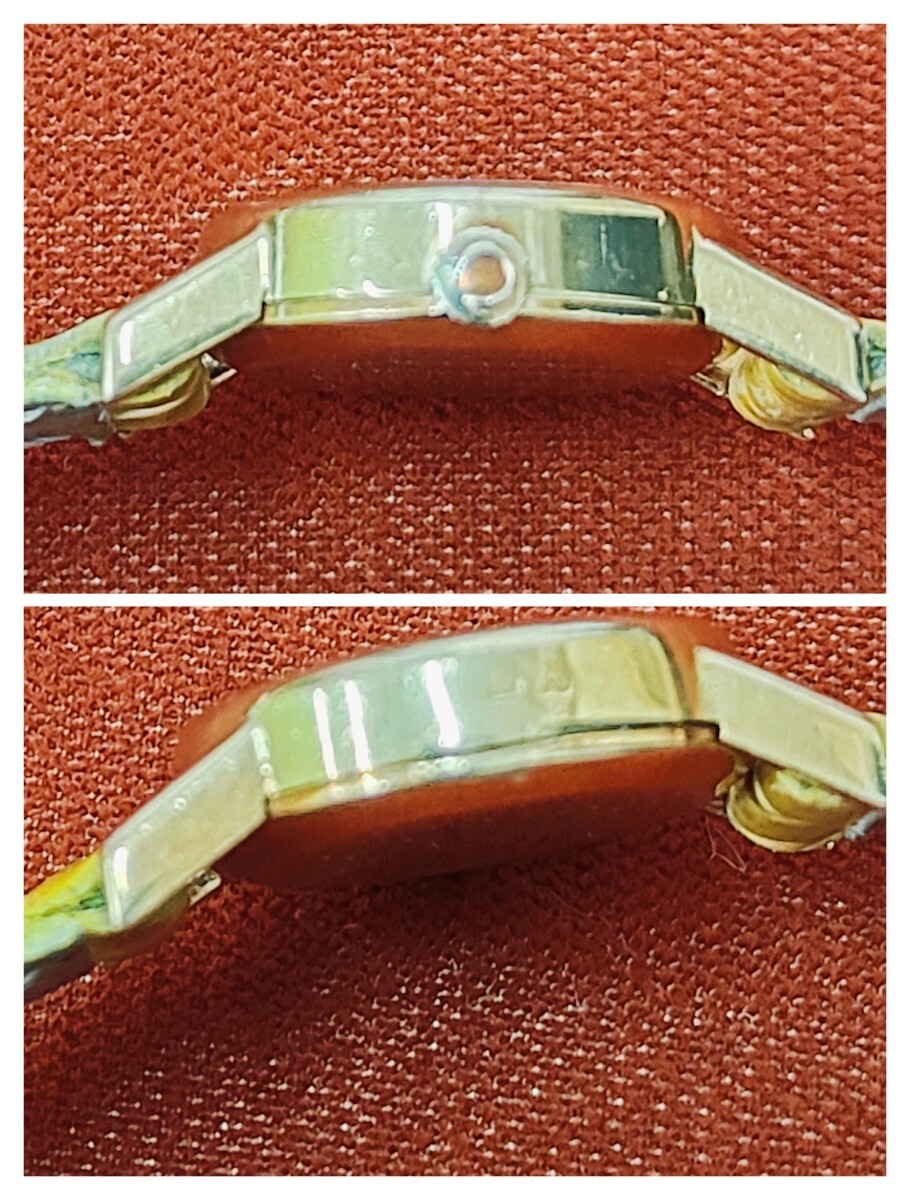 OMEGA　Deville/ オメガ デ・ビル/レディース腕時計/ 手巻き/K18（750）王冠刻印/ビンテージ品_画像4