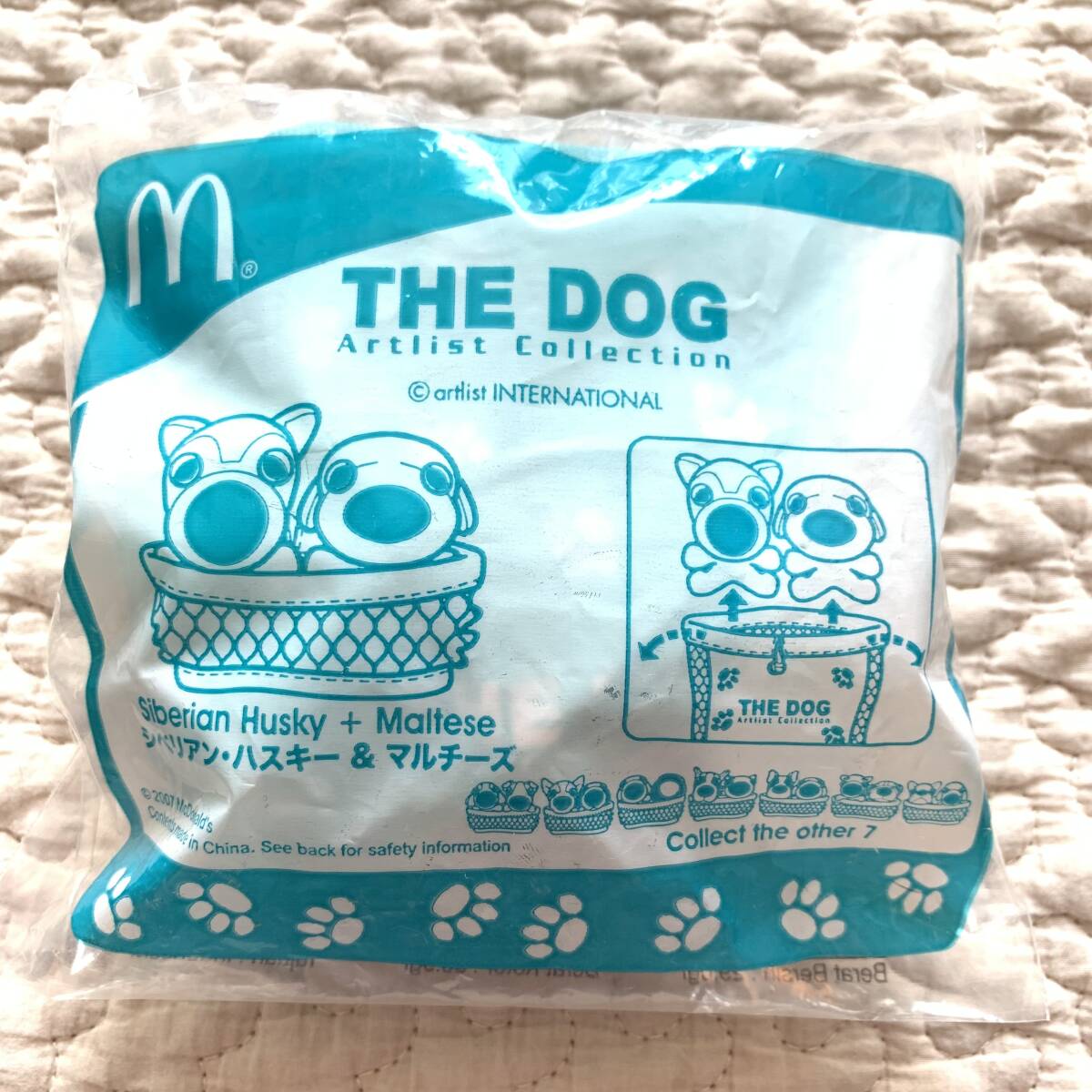 マクドナルド☆ハッピーセット景品 THE DOG シベリアンハスキー＆マルチーズ 2セット_画像2