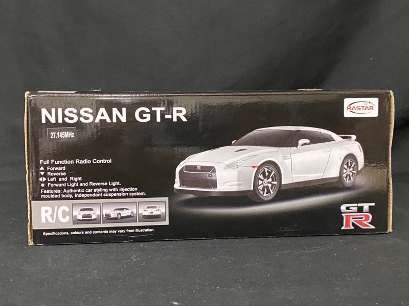 RASTAR 1/24 NISSAN GT－R シルバー ラジコン 動作確認済 ☆ちょこオク☆雑貨80の画像7