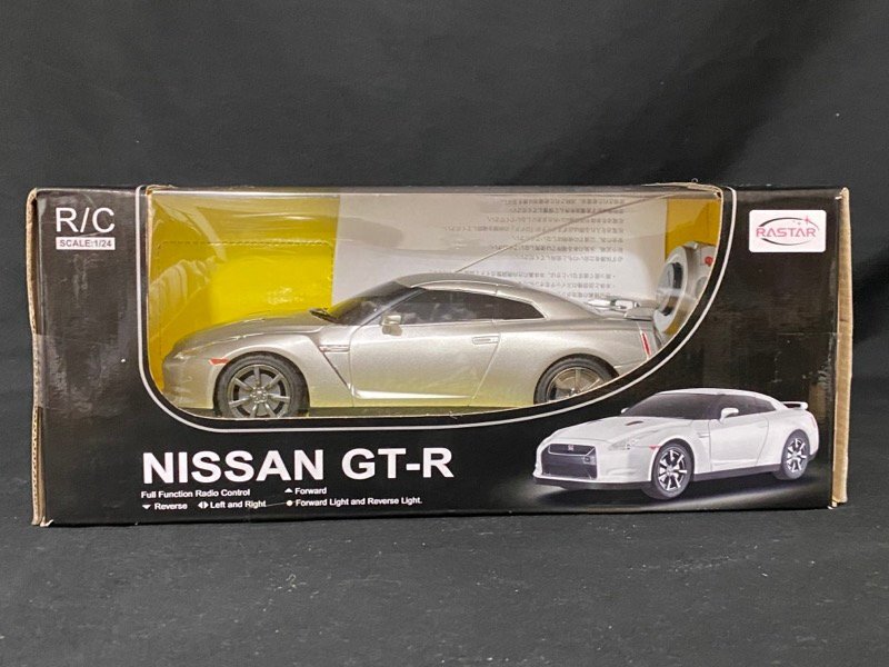 RASTAR 1/24 NISSAN GT－R シルバー ラジコン 動作確認済 ☆ちょこオク☆雑貨80の画像2