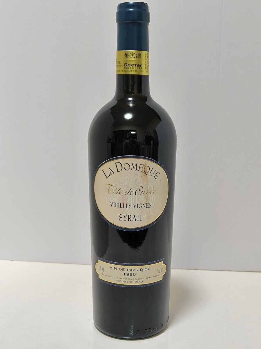 1円スタート 古酒 ワイン 1996年 LA DOMEQUE ペイドックワインの画像1