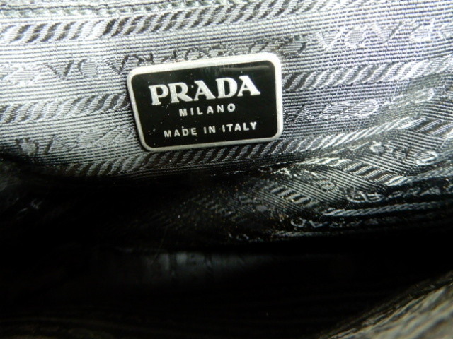 【正規品】PRADA　プラダ　ブラック　クリアハンドル　ハンドバッグ　トートバッグ　P-100_画像6