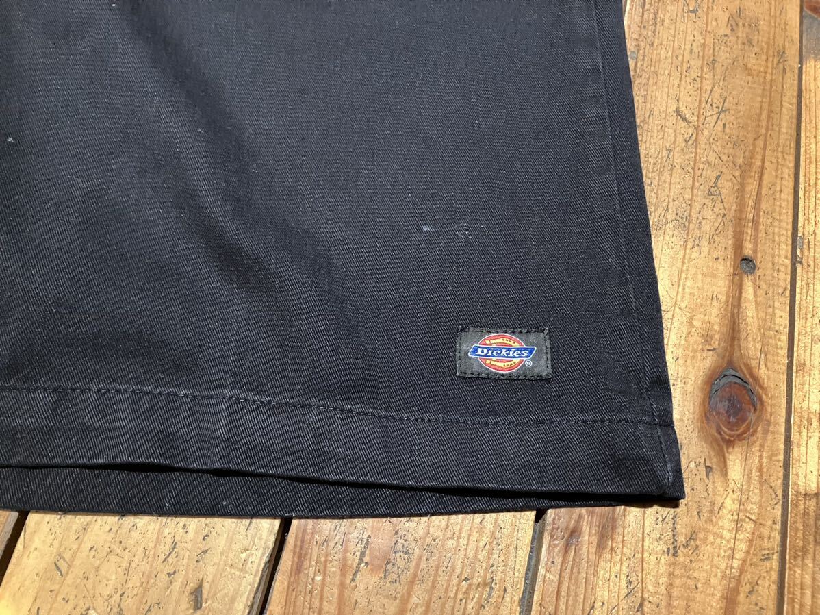 Dickies USA輸入　w38 黒　ハーフパンツ　100円スタート　売り切り　ショートパンツ　ワークパンツ　ワイド　古着　Loose _画像4