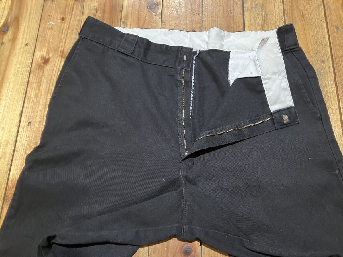 Dickies USA輸入　w38 黒　ハーフパンツ　100円スタート　売り切り　ショートパンツ　ワークパンツ　ワイド　古着　Loose 