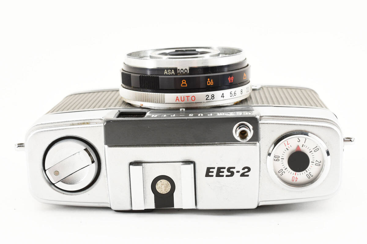 3492 【並品】 Olympus PEN EES-2 Silver 35mm Half Frame Film Camera オリンパス コンパクトフィルムカメラ 0416_画像8