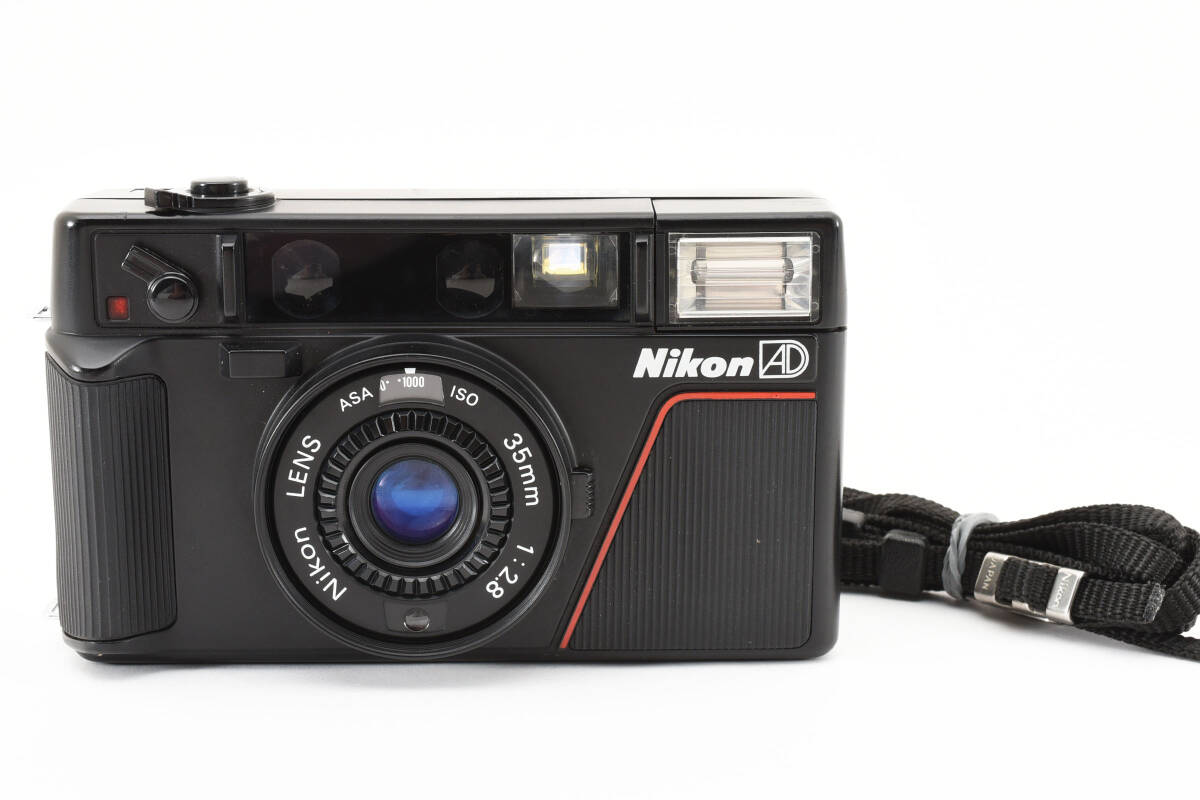 3575 【ジャンク】 Nikon L35AD ISO1000 Point & Shoot 35mm Film Camera ニコン コンパクトフィルムカメラ 0427_画像1