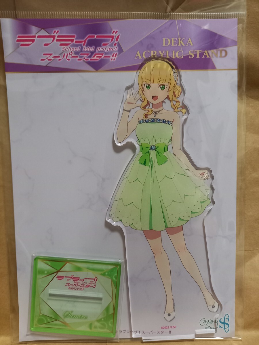 平安名すみれ スプリングドレス デカアクリルスタンド コラボカフェ ラブライブ! Liella! アクスタ アクリルフィギュア THEキャラCAFE_画像1